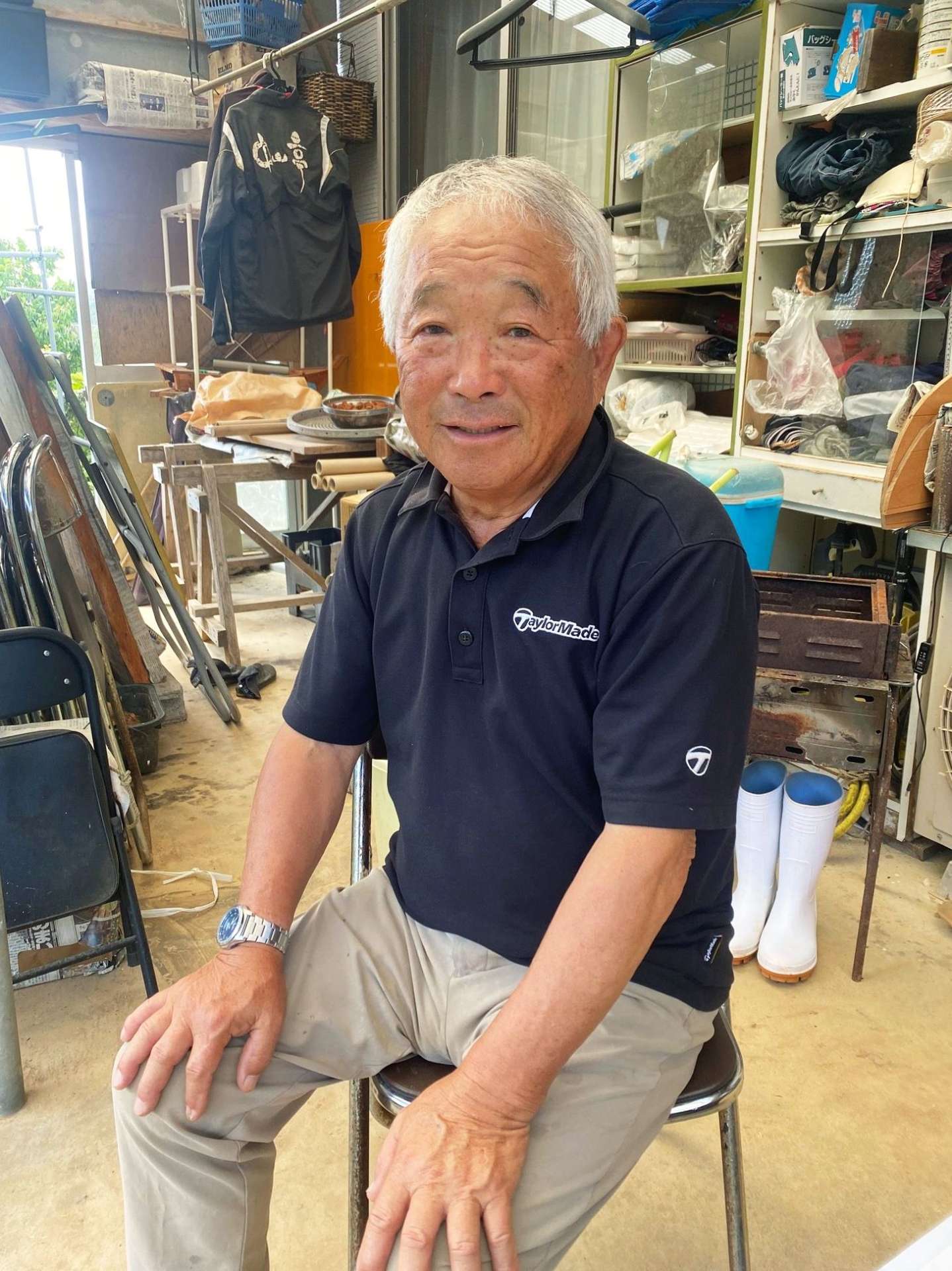 「被害者は高齢化している。救済を急いでほしい」と話す上田正幸さん＝長島町平尾