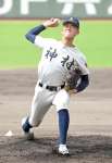 力投する神村の先発・早瀬＝平和リース