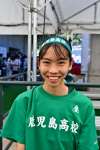 女子８００メートルタイムレース決勝に出場した荒木美伊奈（鹿児島）