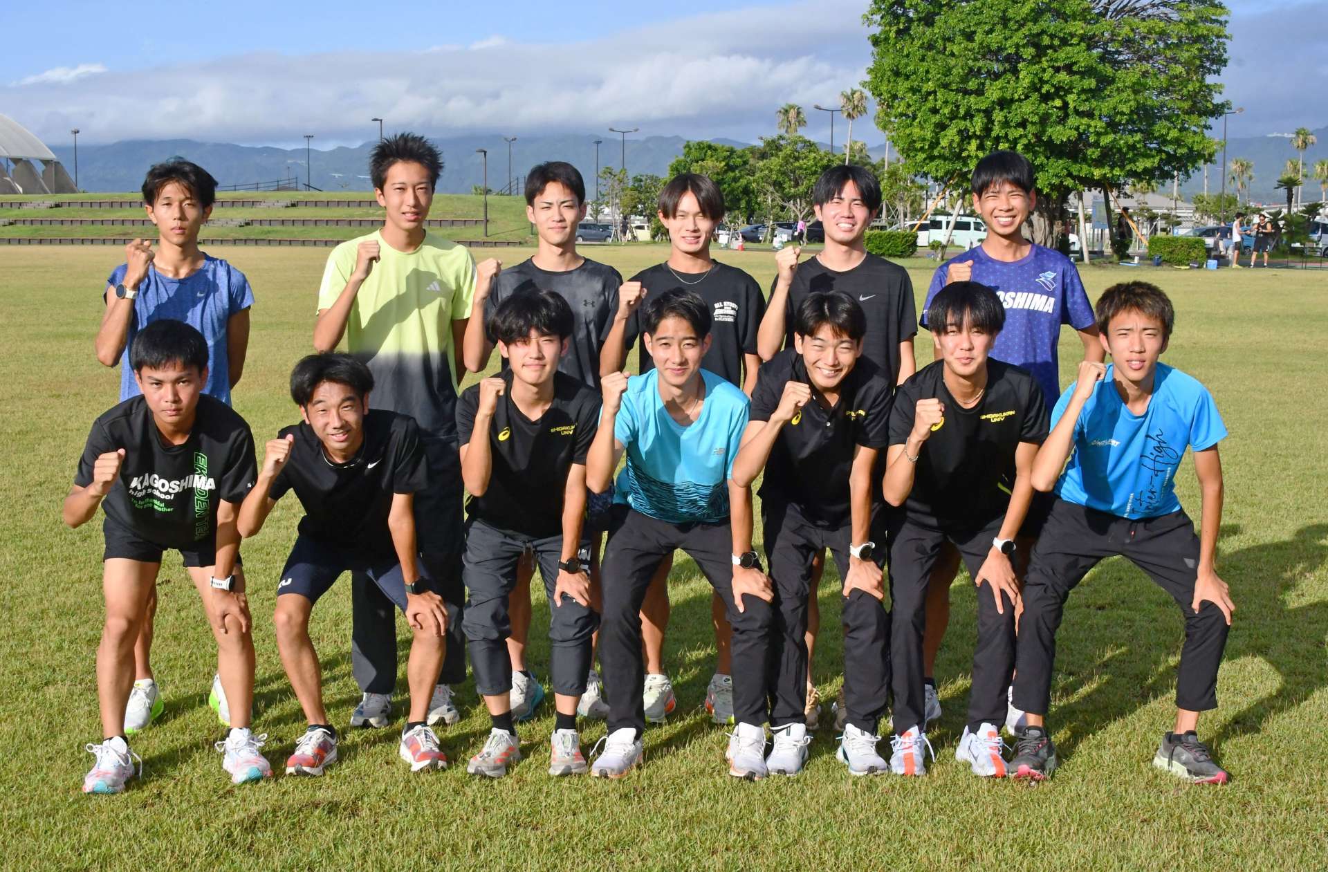 全日本大学駅伝出場を決めた志學館大の選手たち