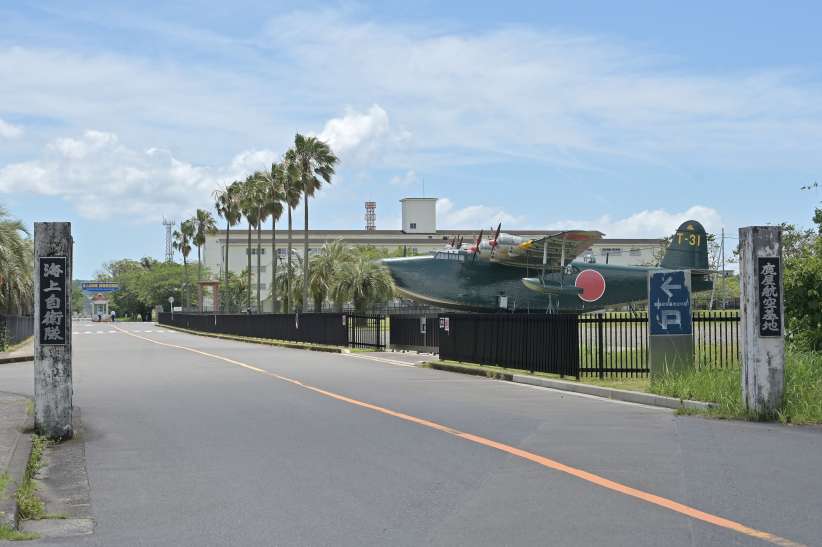 〈資料写真〉日米共同訓練でオスプレイの整備拠点になる海自鹿屋航空基地