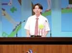高校生の部で最優秀賞に輝いた小西琉偉さん＝１５日、南九州市の知覧文化会館