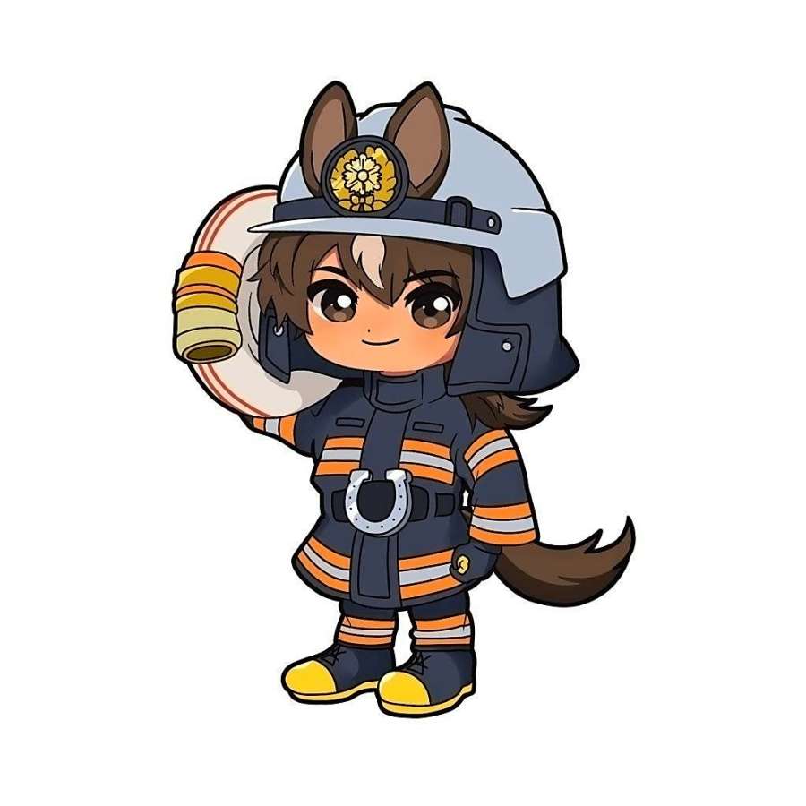 いちき串木野市消防本部のキャラクター「消馬くん」（市消防本部提供）