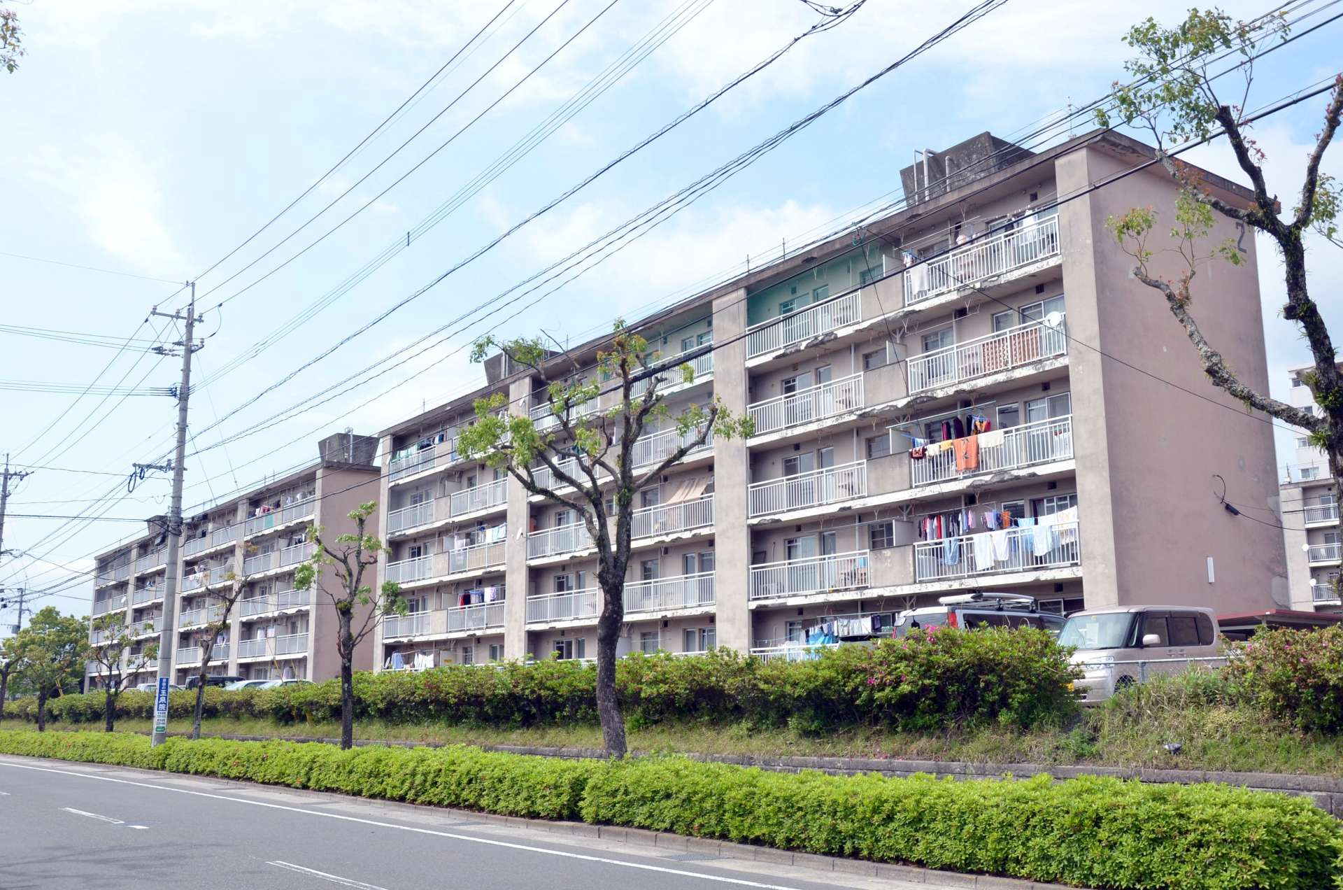 〈資料写真〉鹿児島市の県営住宅