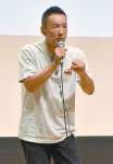 〈別カット〉「大胆な経済政策で国民の購買力を上げていく」などと訴える、れいわ新選組の山本太郎代表＝１２日、薩摩川内市国際交流センター