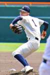 〈関連〉甲子園で好投を見せる神村学園高・早瀬朔投手＝甲子園