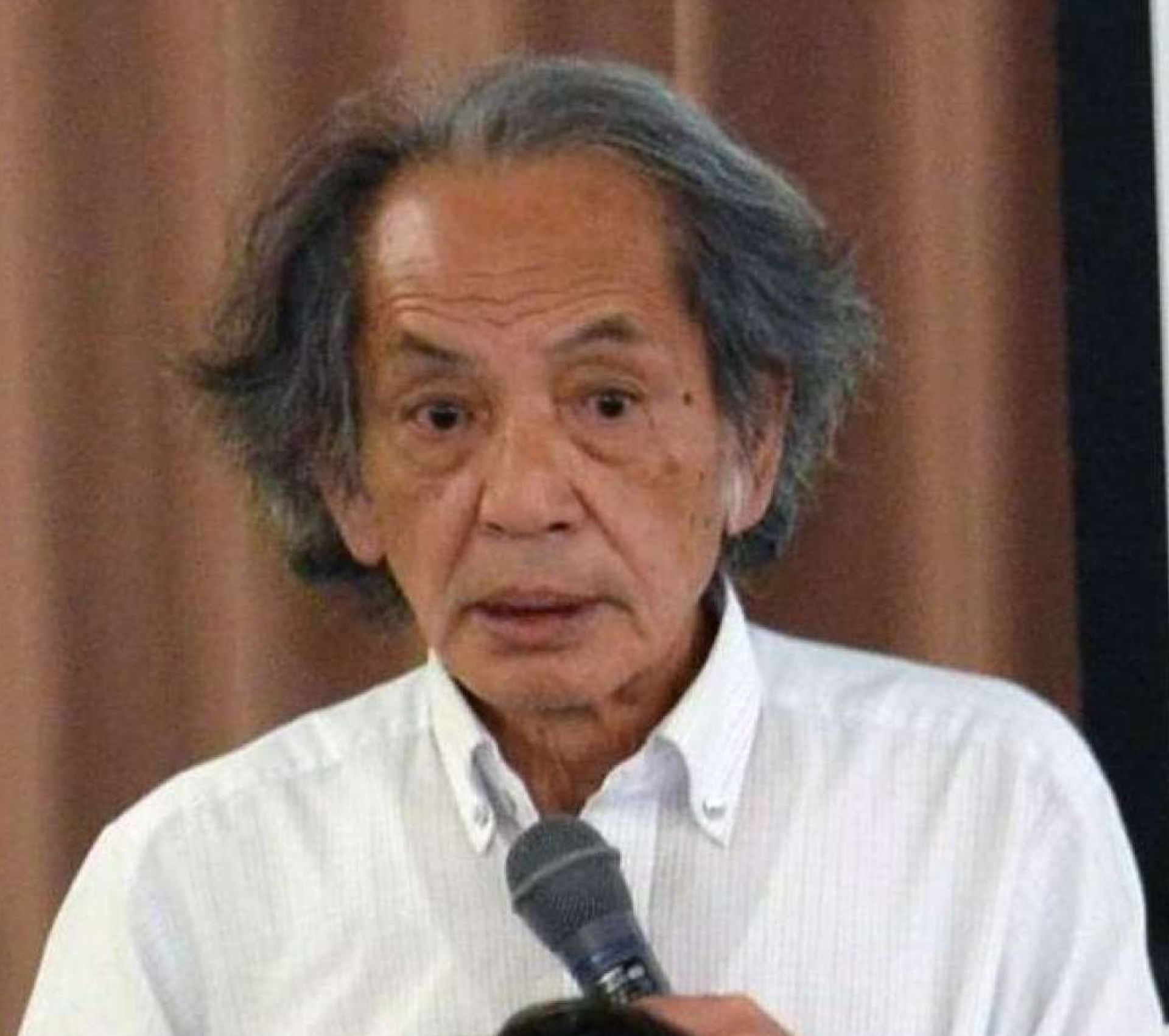 協同的な学びについて話す佐藤学東京大学名誉教授＝いちき串木野市の神村学園