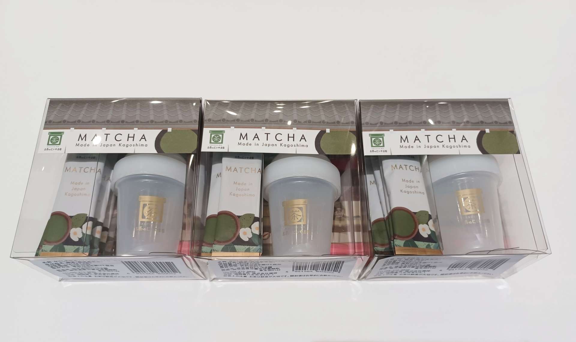 食品部門の県知事賞に選ばれた「かごしま抹茶＆シェイカーセット」