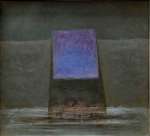 「隔離室」油彩・カンバス、４１．５×４５．５センチ