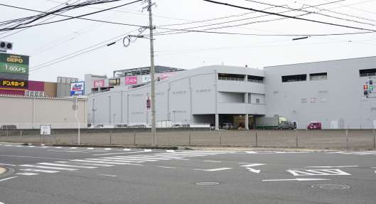 オプシアミスミの拡張予定地＝１２日、鹿児島市宇宿２丁目