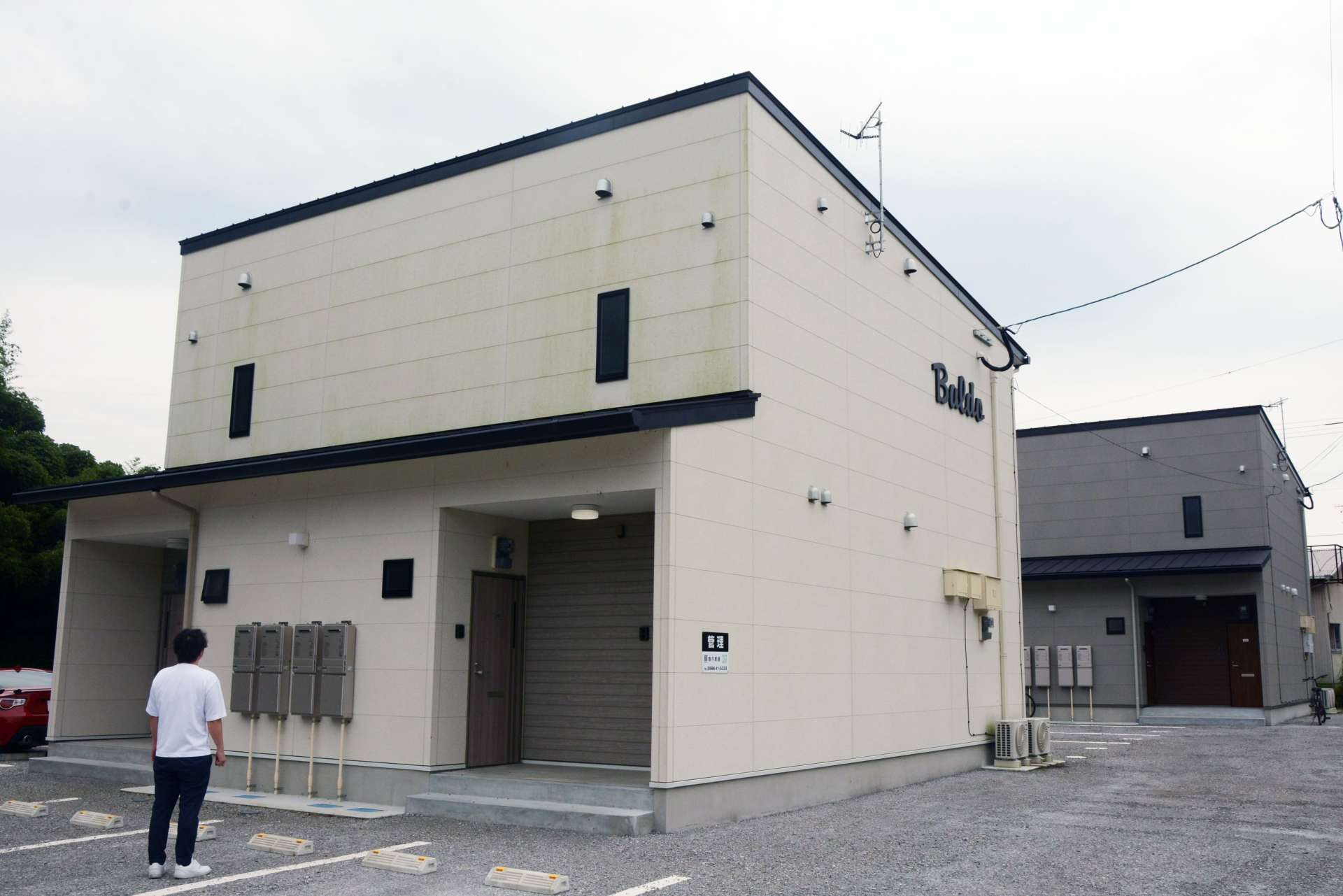 さつま町内で建設ラッシュが続く民間の賃貸共同住宅＝さつま町船木