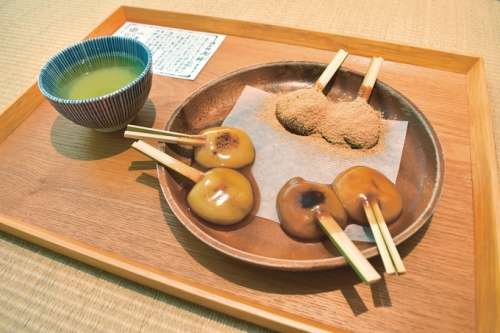 仙巌園 両棒餅屋<small>(ぢゃんぼもちや)</small>