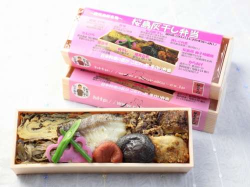 駅弁「桜島灰干し弁当」<small>(樹楽)</small>
