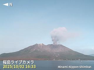 爆発・噴火の様子をクリックで表示