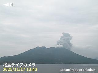 爆発・噴火の様子をクリックで表示